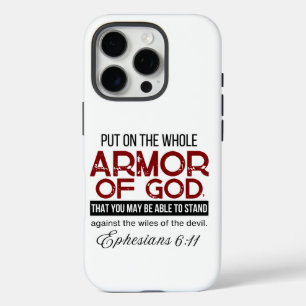 Coques iPhone 16 Pro Éphésiens 6:11 Revêtez-vous de toute l'Armure de D