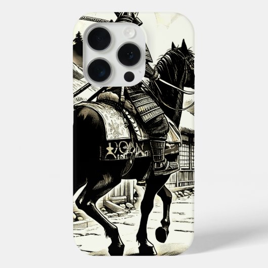Coques Case-Mate iPhone Epic Samurai Rider Manga Art Imprimer (Verso)