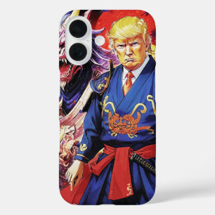 Coques iPhone 16 Epic Trump Samurai Anime