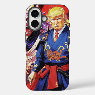 Coques iPhone 16 Epic Trump Samurai Anime