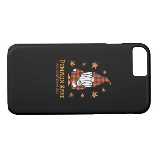 Coques Case-Mate iPhone Épice citrouille Et Tout Nice Automne Gnome Boire (Dos (Horizontal))