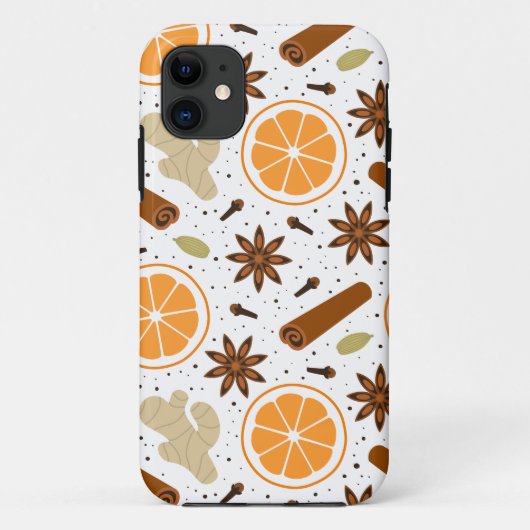 Coques Case-Mate iPhone épices de Noël (Dos)