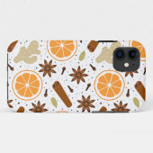 Coques Case-Mate iPhone épices de Noël (Dos (Horizontal))