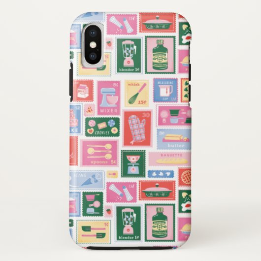 Coques Case-Mate iPhone Épreuve téléphonique pour boulangerie rétro (Dos)