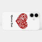 Coques Case-Mate iPhone Épuisant l'amour (Verso (horizontal))