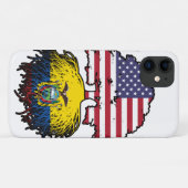 Coques Case-Mate iPhone Equateur Drapeau Equatorien Américain Arbre (Dos (Horizontal))