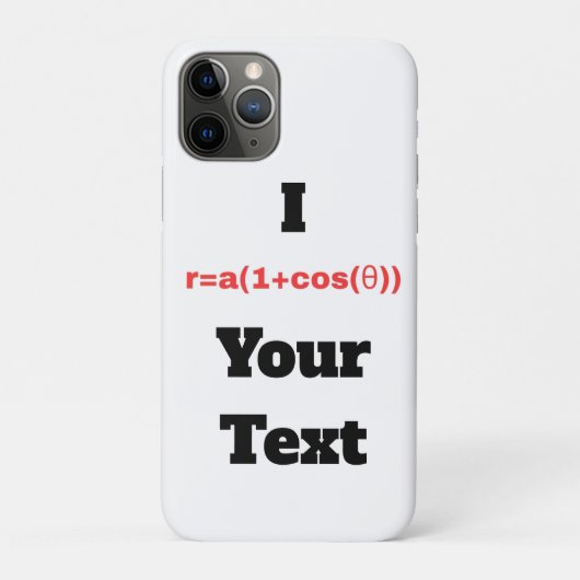Coques Case-Mate iPhone Equation polaire personnalisable (I Heart) (Dos)