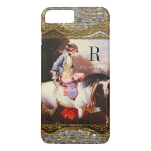 Coque iPhone 8 Plus/7 Plus Équestre Elsa VII Monogramme