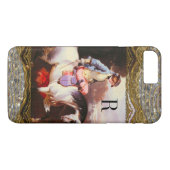 Coques Case-Mate iPhone Équestre Elsa VII Monogramme (Dos (Horizontal))