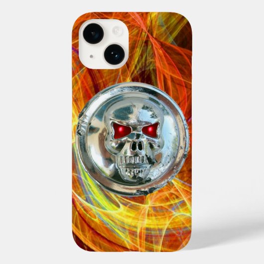 Coques Case-Mate iPhone ÉQUILIBRAGE Jaune Orange Fractale (Verso)