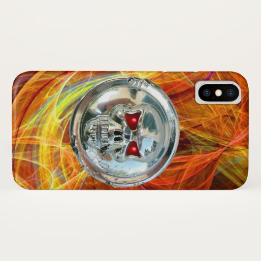 Coques Case-Mate iPhone ÉQUILIBRAGE Jaune Orange Fractale (Dos (Horizontal))