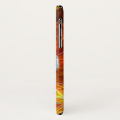 Coques Case-Mate iPhone ÉQUILIBRAGE Jaune Orange Fractale (Dos/Gauche)