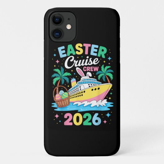 Coques Case-Mate iPhone Équipage de croisière de Pâques 2026 Vacances fami (Dos)