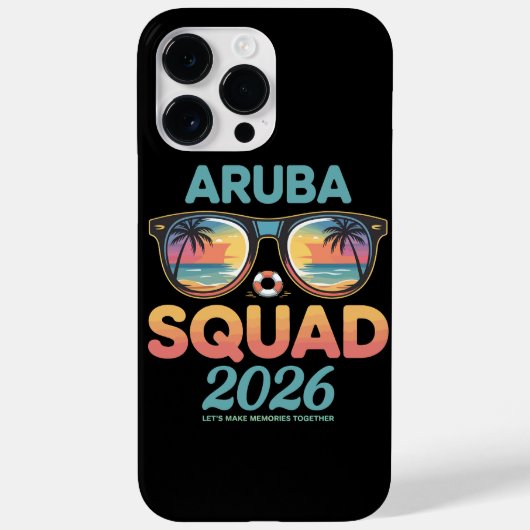 Coques Case-Mate iPhone Équipe Aruba 2026 Rétro (Verso)