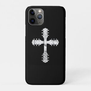 Case-Mate iPhone Case équipe chrétienne de culte guitare cross