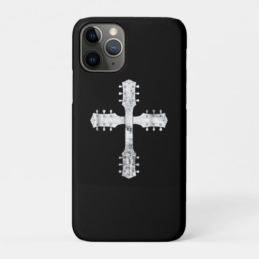 Coques Case-Mate iPhone équipe chrétienne de culte guitare cross (Dos)