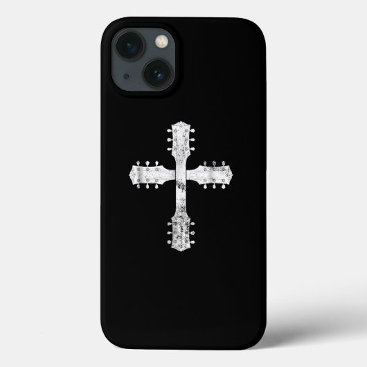 Coques Case-Mate iPhone équipe chrétienne de culte guitare cross (Verso)