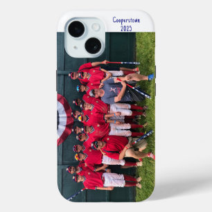 Coque Pour iPhone 15 Équipe de baseball de Cooperstown NY Photo Année P