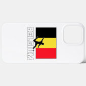 Coques Case-Mate iPhone Équipe de Belgique de football (Verso (horizontal))