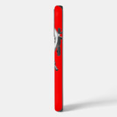 Coques Case-Mate iPhone Équipe de sports de crosse Rouge (Verso / Gauche)