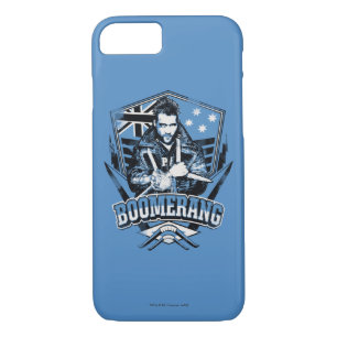Coque iPhone 7 Équipe de suicide   Badge Boomerang