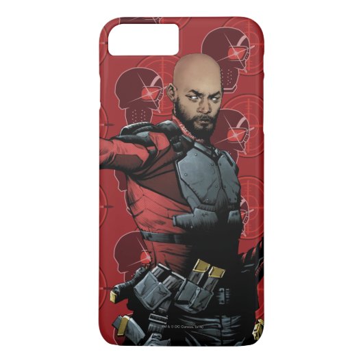 Coques Case-Mate iPhone Équipe de suicide | Deadshot Comic Book Art (Dos)