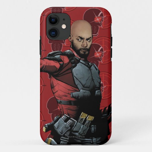 Coques Case-Mate iPhone Équipe de suicide | Deadshot Comic Book Art (Dos)