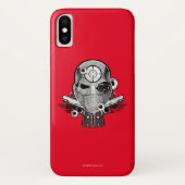 Coques Case-Mate iPhone Équipe de suicide | Deshot Masque & Armes Tatouage (Dos)