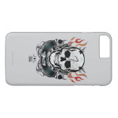 Coques Case-Mate iPhone Équipe de suicide | Diablo Skull & Flames Tattoo A (Dos (Horizontal))
