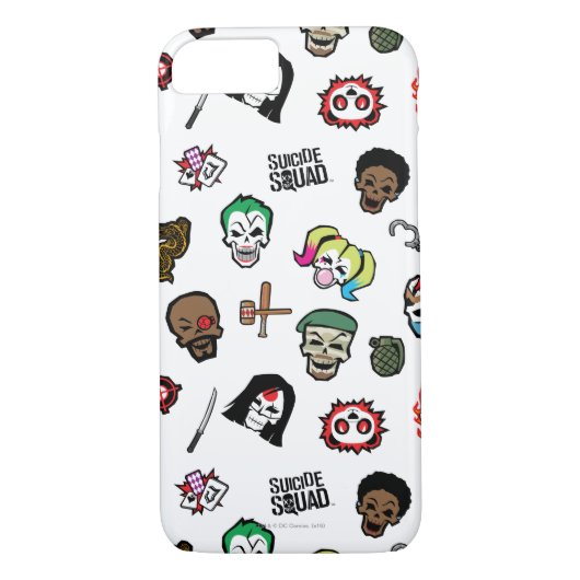 Coques Case-Mate iPhone Équipe de suicide | Emoji Motif de l'équipe de sui (Dos)