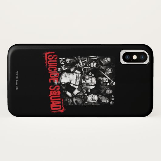 Coques Case-Mate iPhone Équipe de suicide | Grunge Group Photo (Dos (Horizontal))