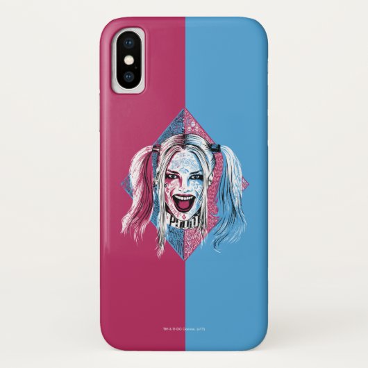 Coques Case-Mate iPhone Équipe de suicide | Harley Laugh (Dos)