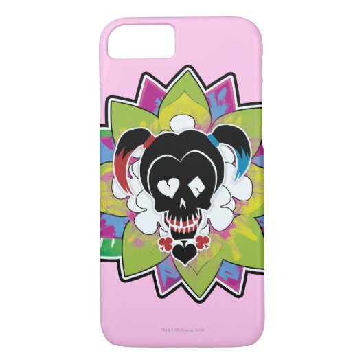 Coques Case-Mate iPhone Équipe de suicide | Harley Quinn Crâne tatouage (Dos)