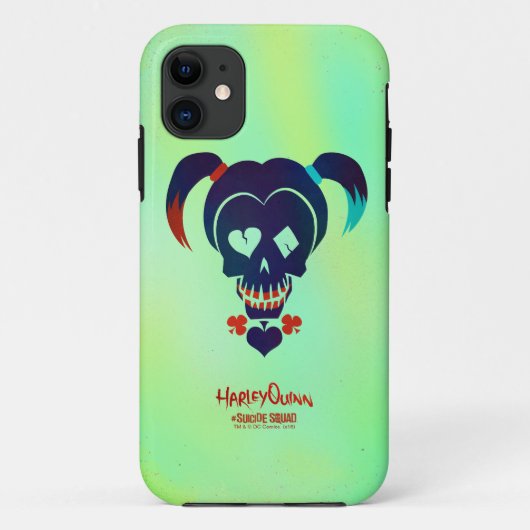 Coques Case-Mate iPhone Équipe de suicide | Harley Quinn Head Icon (Dos)