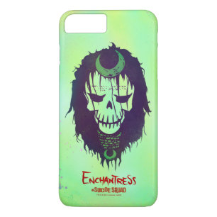 Coque iPhone 8 Plus/7 Plus Équipe de suicide   Icône de tête de l'enchante