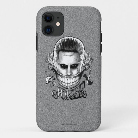 Coques Case-Mate iPhone Équipe de suicide | Joker Smile (Dos)
