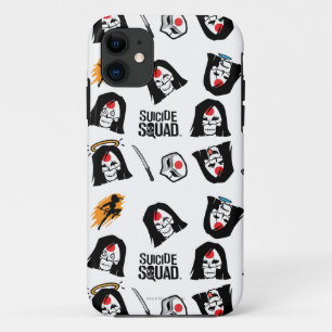 Coque iPhone 11 Équipe de suicide Katana Emoji Motif