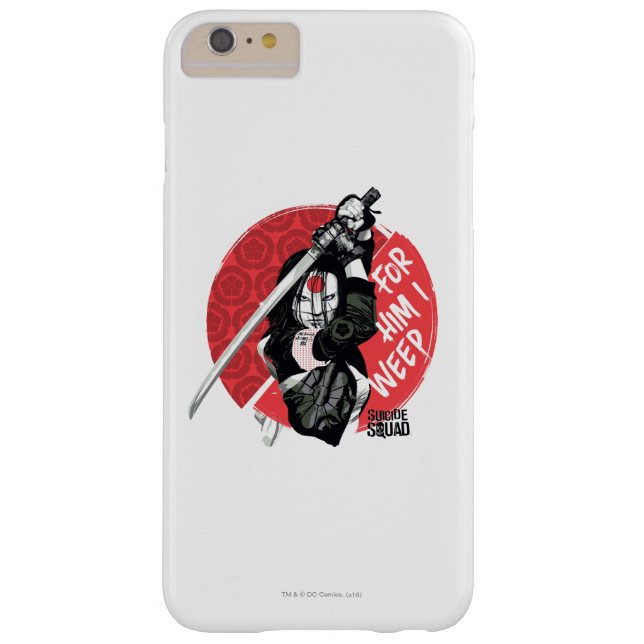 Coques Case-Mate iPhone Équipe de suicide | Katana "Pour Lui, je pleure" (Dos)