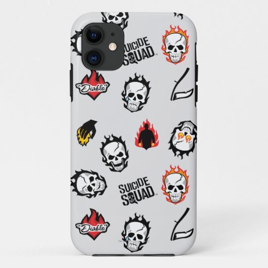 Coques Case-Mate iPhone Équipe de suicide | Motif Diablo Emoji (Dos)