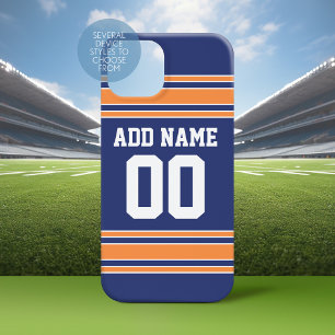 iPhone 16 Pro Max Case Équipe Jersey avec nom et numéro personnalisés