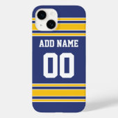 Coques Case-Mate iPhone Équipe Jersey avec nom et numéro personnalisés (Verso)