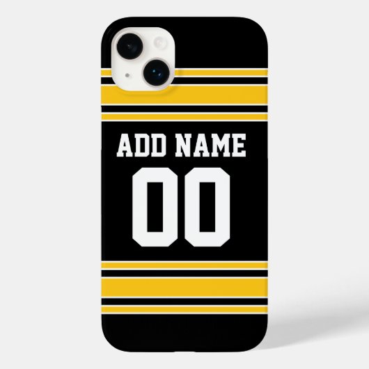 Coques Case-Mate iPhone Équipe Jersey avec nom et numéro personnalisés (Verso)