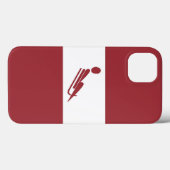 Coques Case-Mate iPhone Équipe Luge Lettonie (Verso (horizontal))