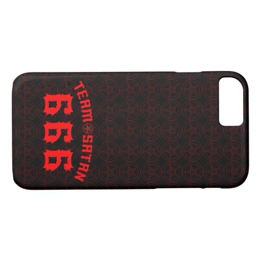 Coques Case-Mate iPhone Équipe Satan 666 (Dos (Horizontal))