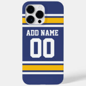 Coques Case-Mate iPhone Équipe sportive Jersey avec nom et numéro personna (Verso)