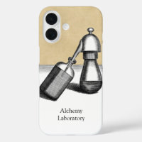 Équipement de laboratoire d'alchimie avec nom