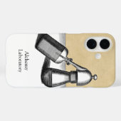 Coques Case-Mate iPhone Équipement de laboratoire d'alchimie avec nom (Verso (horizontal))