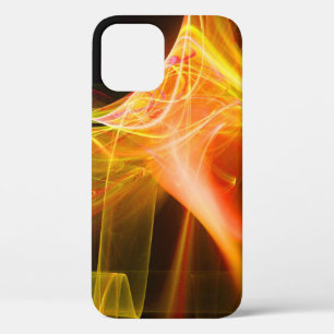 ETUI iPhone Case-Mate ÉQUIPES FRACTALES EN ORANGE JAUNE ROUGE