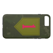 Coques Case-Mate iPhone ęr Division d'infanterie "le grand rouge un " (Dos (Horizontal))