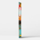 Coques Case-Mate iPhone Érable d'automne : cadre naturel Pinecone. (Verso / Gauche)